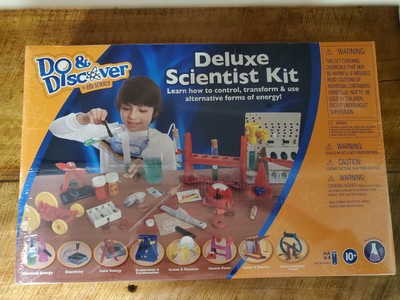 Edu Science Deluxe Scientist Kit Experiments Physics Energy Do And Discover 769188370328 Ebay