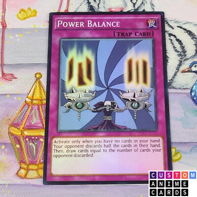 Power Balance diy ANIME EFFECT HOLO card