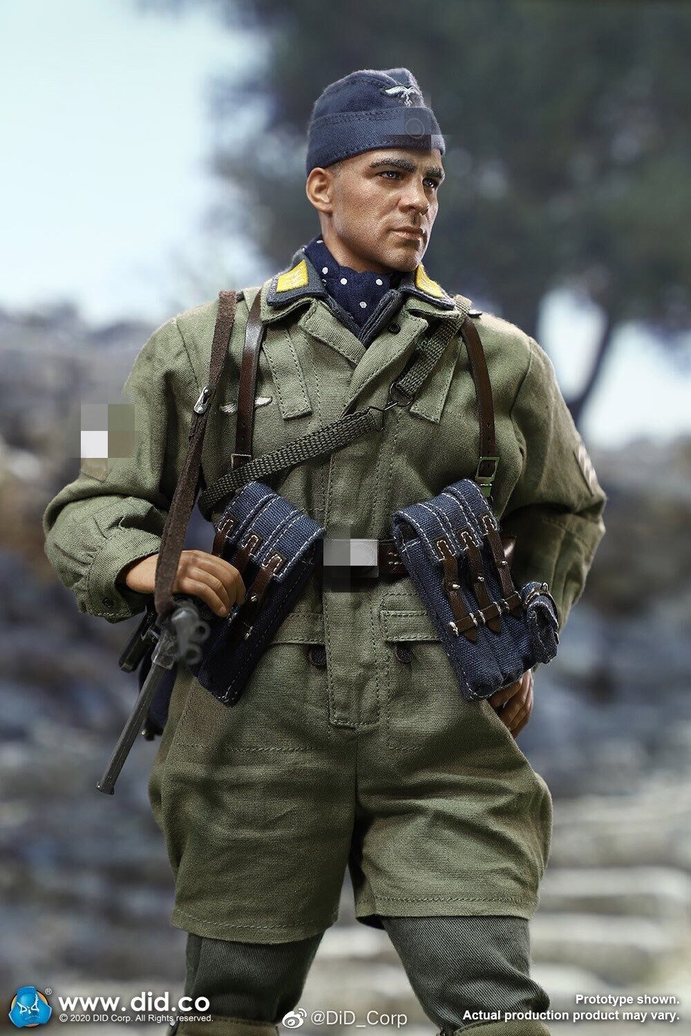 DID 1/6 SCALE WW II SCHMELING GERMAN FALLSCHIRMJAGER D80146 MALE SOLDIER FIGURE