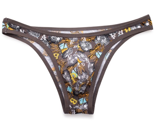 Men's Colorful Printed Briefs Underwear Sexy Breathable Bikini Underpants S-XL - Picture 31 of 72
