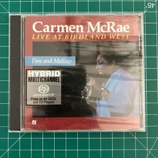 Fine and Mellow: Live at Birdland West by Carmen McRae (Hybrid SACD) NEW/SEALED