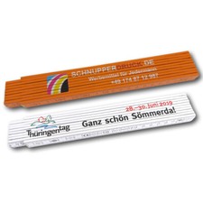 Zollstock Gliedermaßstab Meterstab mit Ihrer Werbung Druck 