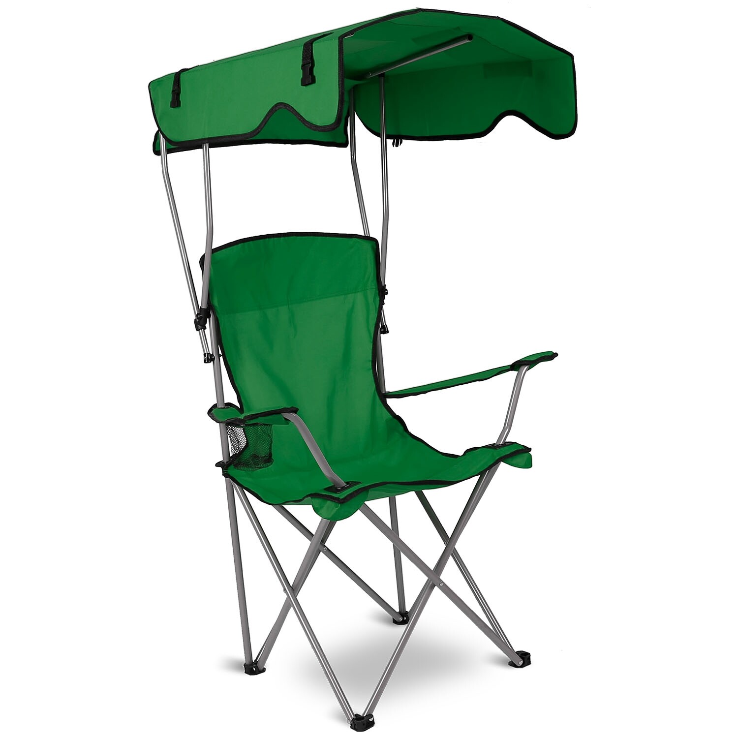 Camping Chairs with Canopy Shade Sun Protection Portable Outdoor Folding Chairs