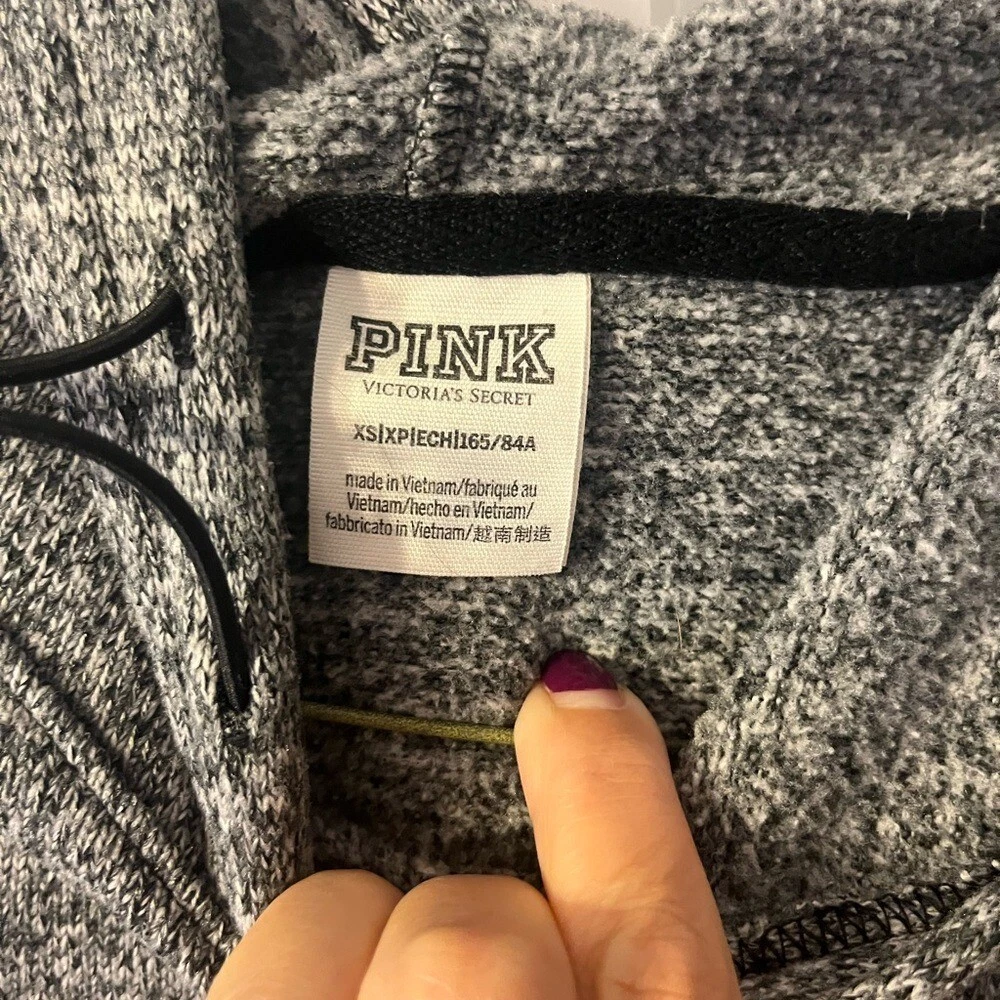 UNDERCOVER Felpa con cappuccio ROSA grigia