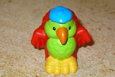 Fisher Price Little People Jungle ~ RED PARROT FIGURE ~ 2001