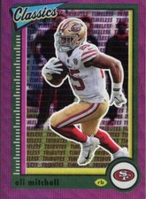 ELI MITCHELL 2022 Panini Classics Purple Wave Timeless Tributes #90 (#16/50)