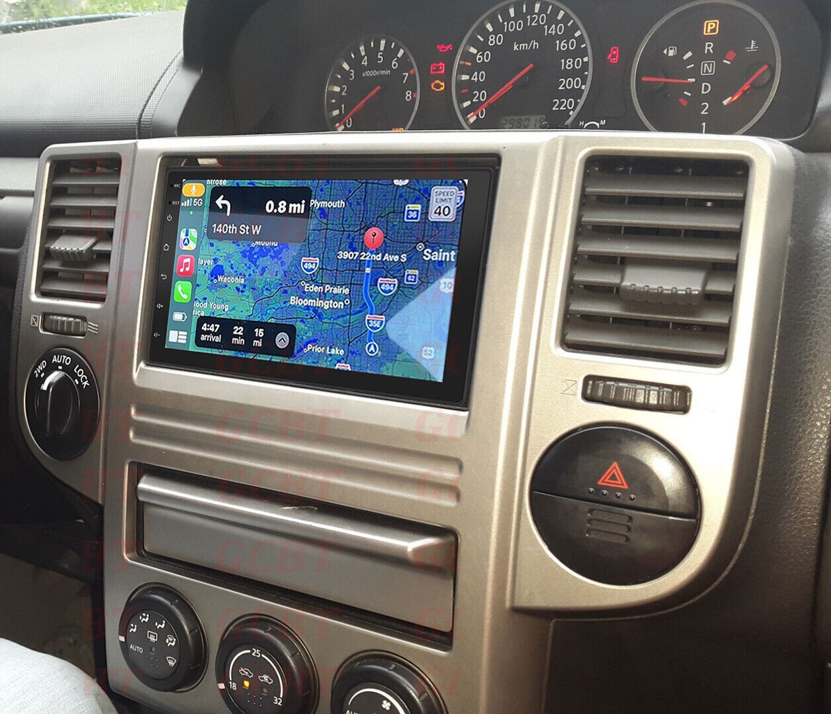 For Nissan X-Trail 2002-2011 Android 13 Apple Carplay Car Stereo