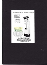 Biglietto massimo bancomat " 27.05.84 " 4300 cibo 1 " 5. Automazione postale IBM, vedi scansione