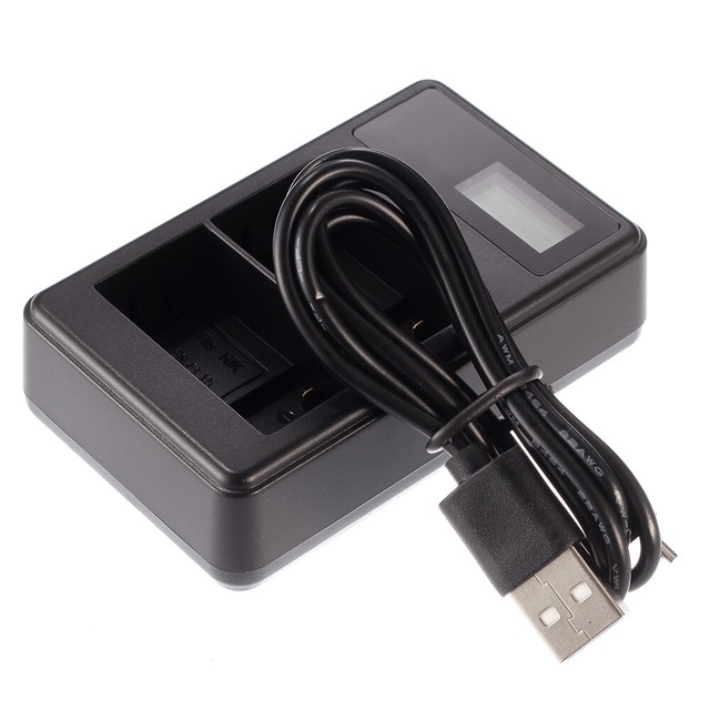 Dual Battery Charger for Nikon ENEL15 D500 D800 D7100 D7200 D610 D810