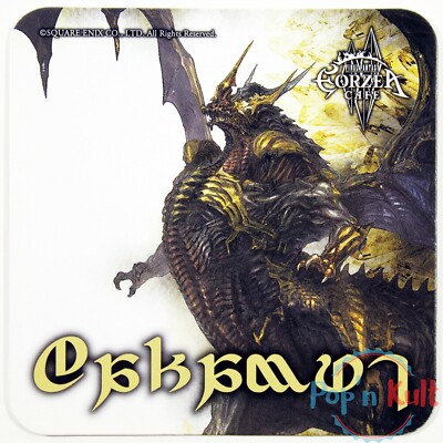 Final Fantasy XIV 14 Primals Titan Coaster Eorzea Cafe Square Enix Limited VGC