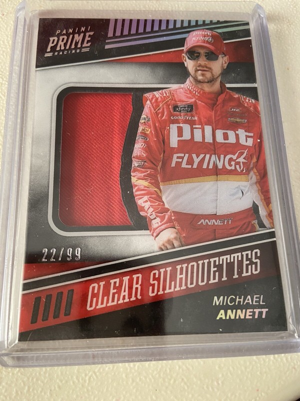 Michael Annett Jumbo Race Used Materials Card 22/99
