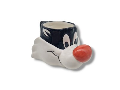  Looney Tunes Sylvester  Kaffee Tasse 1989 Applause Warner Bros Cat Coffee Cup 