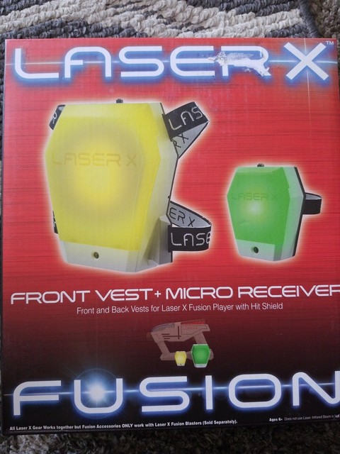 Laser X Fusion Front Vest and Micro Receiver Blasters Toy for sale online | eBay