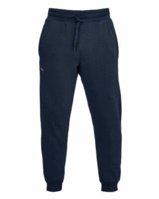 Under Armour UA Rival Fleece Tapered Leg Academy Navy Blue Jogger
