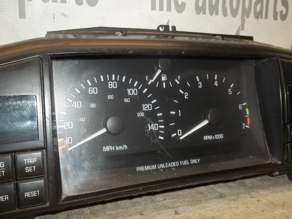Velocímetro de instrumento 94 Cadillac Eldorado Seville Speedo Cluster 16194606 OSW Foto 4 de 4