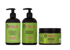 Mielle Organics Hair Care Rosemary Mint Shampoo, Conditioner, Hair Treatment