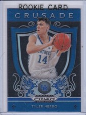 TYLER HERRO ROOKIE CARD 2019 Crusade Draft Picks RARE BLUE PRIZMS Basketball RC