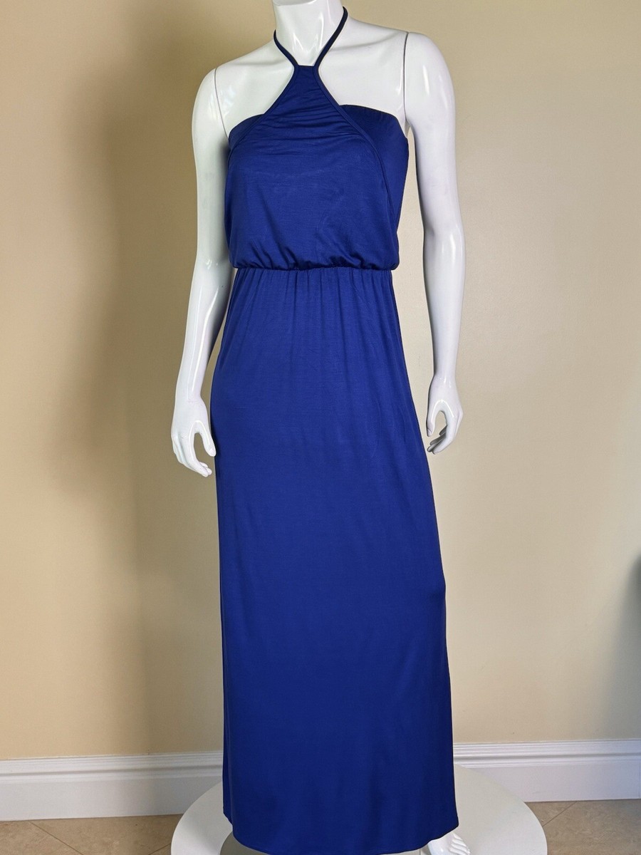 TRINA TURK Goldie Maxi Dress in Royal Blue Sz S (64) | eBay