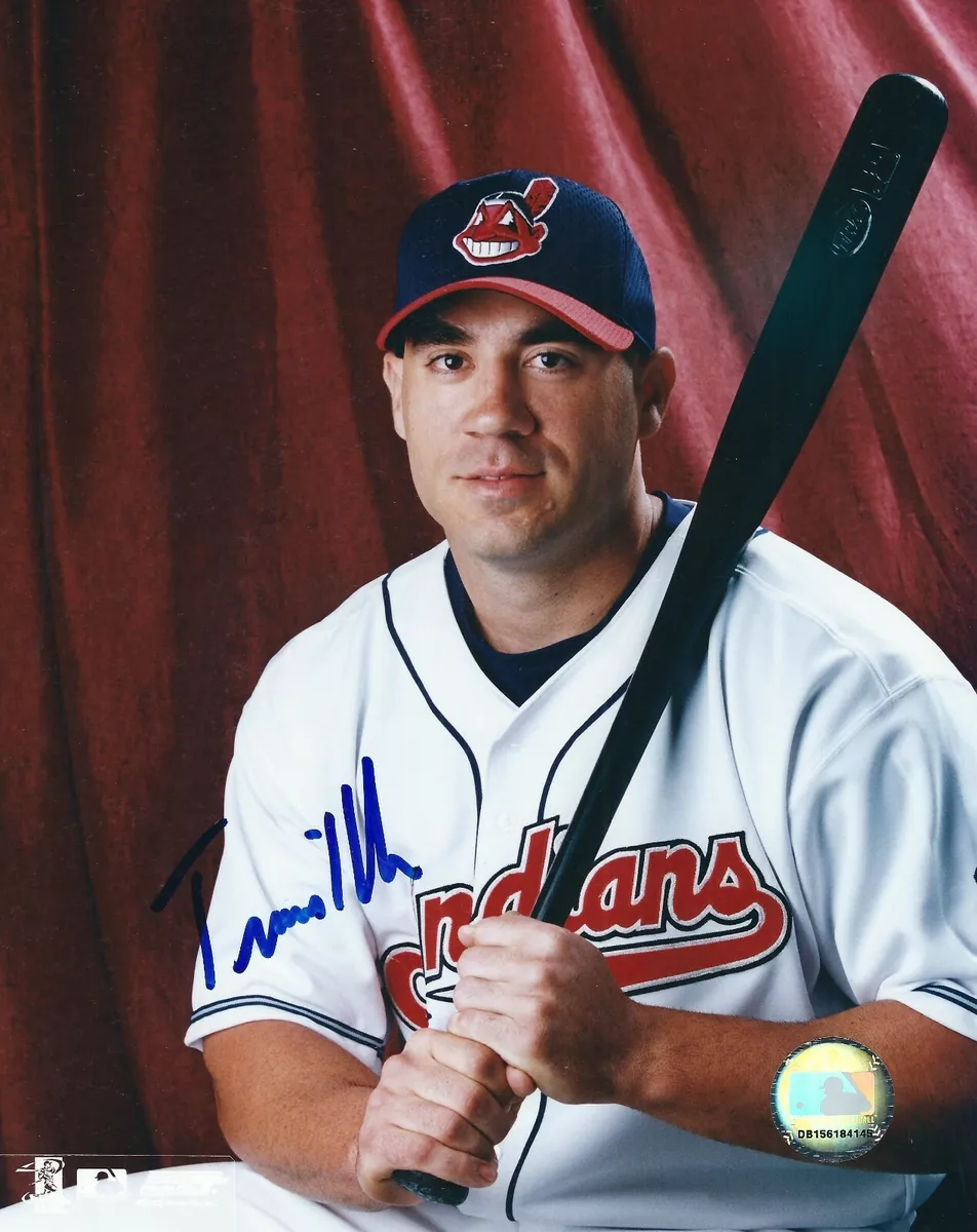Signed 8x10 TRAVIS HAFNER Cleveland Indians Autographed photo w