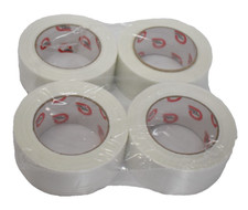 Tape Logic 1300 Filament Tape 2" x 60 yds Lot of 4 Clear Tape Rolls Strapping