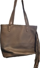 Montana West Gray Fringe Shoulder Bag