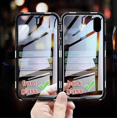 Funda metálica delgada con imán 360° con cristal protector funda protectora funda para móvil - Imagen 719 de 1.017