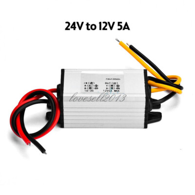 Convertisseur DC 24V Vers 12V - 3A Ou 5A - Alimentation Step Down Réglable - Neuf, Idéal Pour Voiture, Caméra, LED