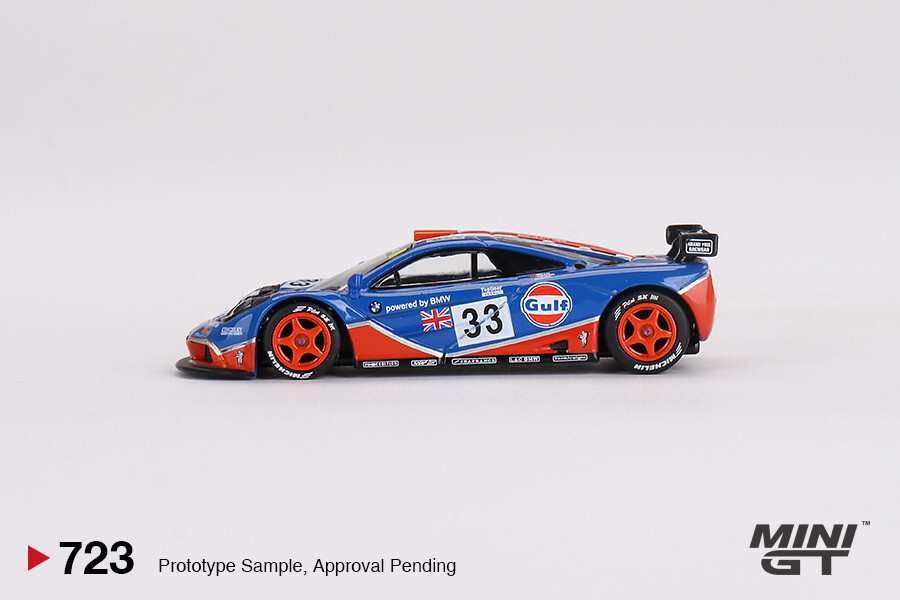 MINI GT McLaren F1 GTR #33 1996 Le Mans 24 Hr Gulf ~ 1/64 | eBay
