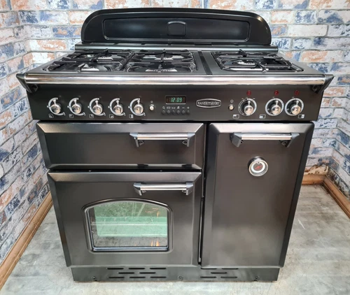 Rangemaster Classic 90 Dual Fuel Black/Chrome - DELIVERY AVAILABLE