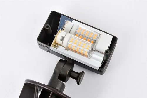 Elitco Outdoor 12V Cast Brass Flood Light 2Inch L X 4Inch W X 6Inch H Dark Bronz - Picture 5 of 8