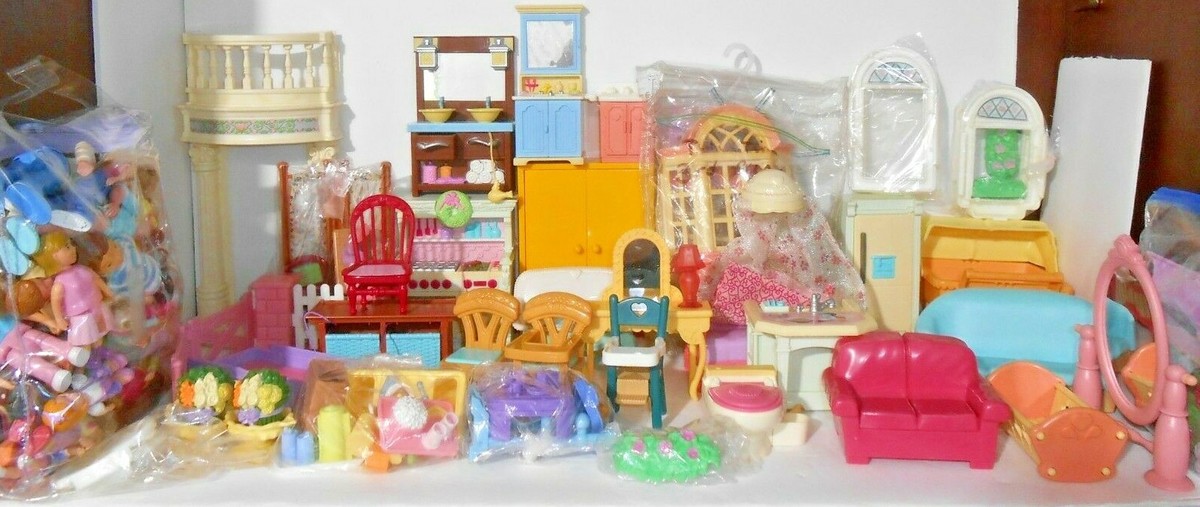 Fisher Price Dollhouse People Replacement Furniture Vtg Little Tikes YOU  CHOOSE