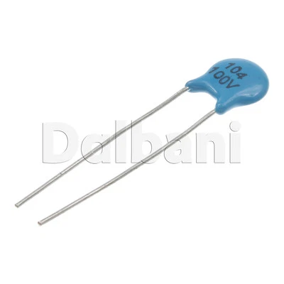 UNKNOWN 10pcs 100V0.1UF-7X7X2 Ceramic Disc Capacitor 104100V 100V .1uF
