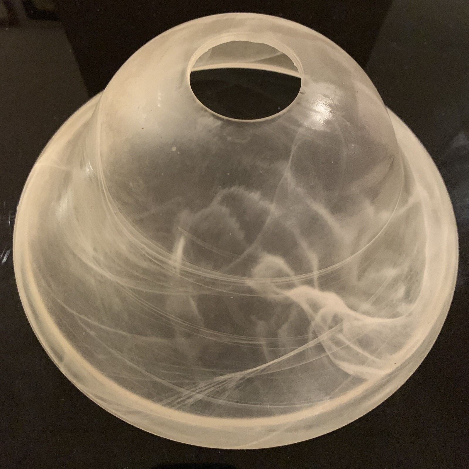 Alabaster Swirl Lamp Shade 9.75”Replacement Glass for light fixture