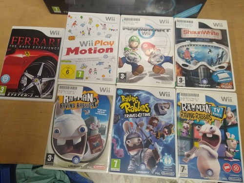 Nintendo Wii Schwarz Konsole - Sports Resort Pack plus Spiele - Bild 2 von 5