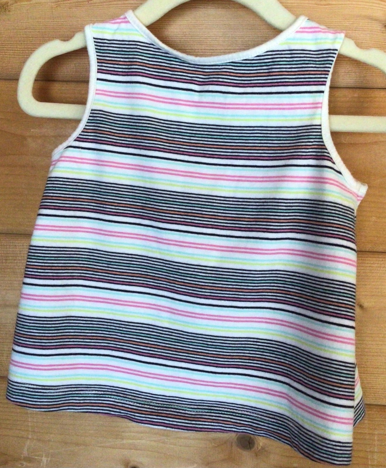 Worn in Great Condition Baby Gap Girls Stripy Top Aged 18-24 Months image 6