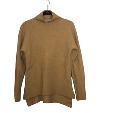 BARTOLINI Womens Wool Cashmere Knit Mock Turtleneck Long Sleeve Sweater Sz M