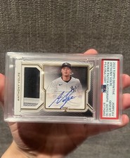 Anthony Volpe 2023 Topps Definitive RPA /50 3 Color Patch (Pop. 1)  PSA 10-10 