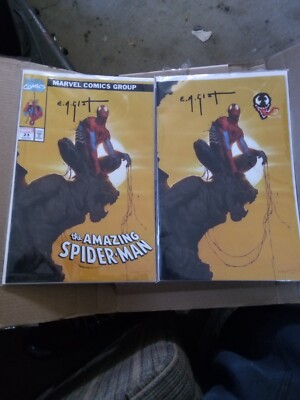 ASM #23 NY Com-Con Trd & Virgin by E.M Gist SET W/ COA (Remarked)Live