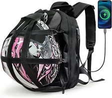 Moman BM1 Motorcycle Helmet Bag With USB Charging Port for Travel Riding Cycling