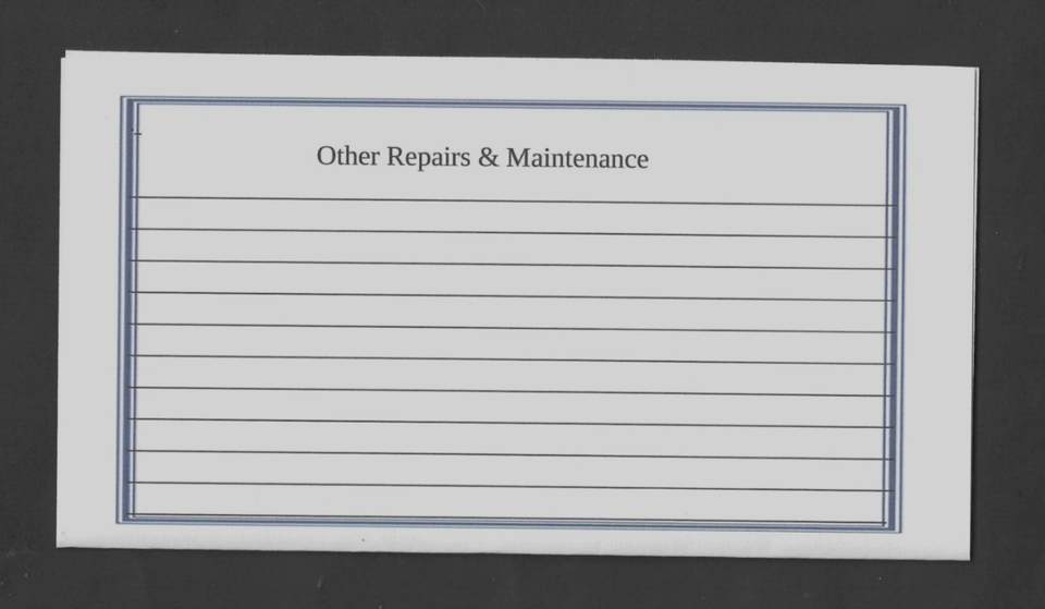 CAR SERVICE LOG BOOK MAINTENANCE RECORD C3 EBay car-service-log-book-maintenance-record-c3-ebay