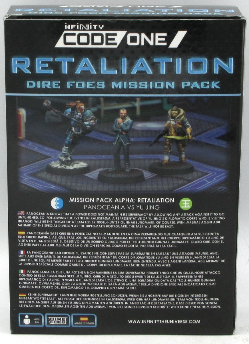 Infinity CodeOne #821 Mission Pack Alpha: Retaliation (Dire Foes