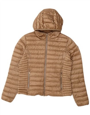 CIESSE PIUMINI Womens Hooded Padded Jacket IT 46 Large Beige BJ23