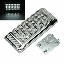 Universal Interior Light 36 Led Reading Light Ceiling Dome Roof Auto Boat Chrome