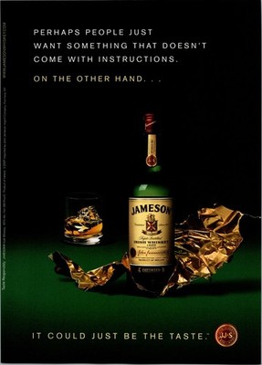 2007   JAMESON Irish Whiskey  print ad   2000s Mens Fashion DA.16