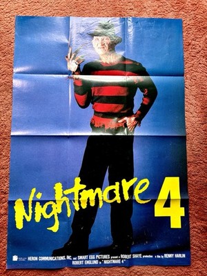 Nightmare 4 - Filmplakat Poster, ca. 67x95cm, Freddy Krüger, Robert Englund