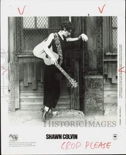 1989 Press Photo Musician Shawn Colvin - lrq02360