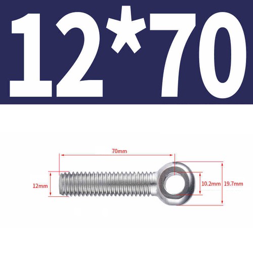 FORGED EYE BOLTS A2 STAINLESS STEEL M5 M6 M8 M10 M12 M14 M16 M18 M20 M22 M24 - Picture 65 of 142