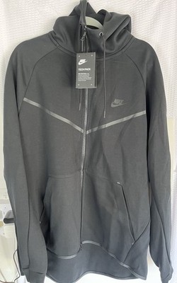 NWT Nike Tech Fleece Windrunner Full-Zip Hoodie - Men s XXL - Black 805144-010