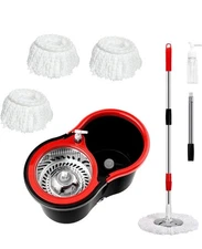 360° Spin Mop & Bucket Set on Wheels