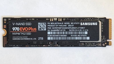 2TB Samsung 970 EVO Plus NVMe M.2 PCIe 3.0 x4 Interne SSD